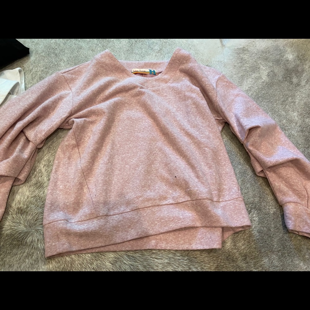 Light pink Vintage Havana sweater. Never worn.